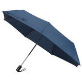 auto open and closed 3-fold umbrella,metal shaft and fiberglass ribs